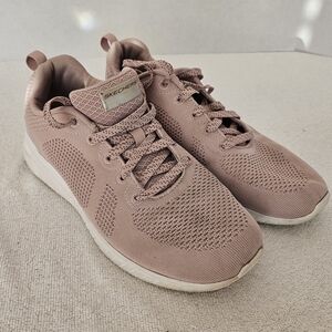Skechers Lite-Weight Womens Size 9 Shoes Mauve Walking Sneaker